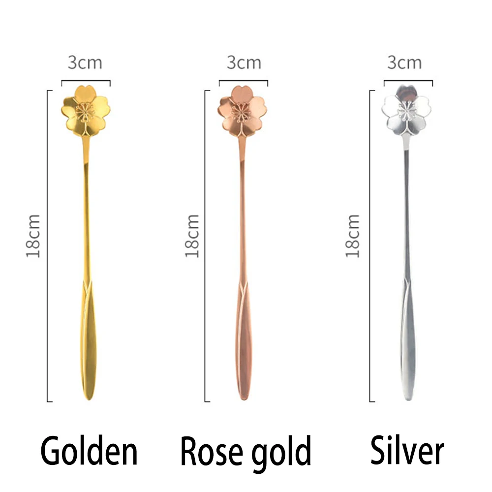 Ложка из нержавеющей стали креативные ложки с цветами/вилка ложка для