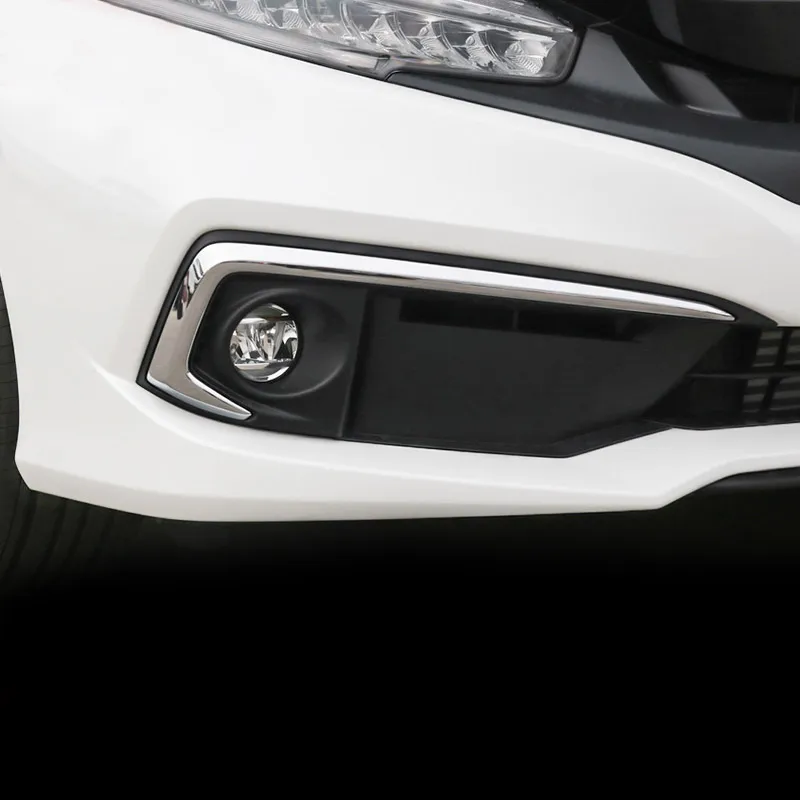 Передняя противотуманная фара рамка отделка полоса передняя для Honda Civic 10 2019 |