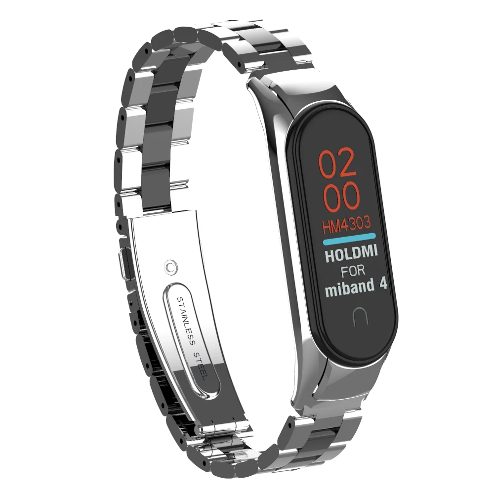 Ремешок для браслета Xiaomi band 4 или 3 браслет из нержавеющей стали