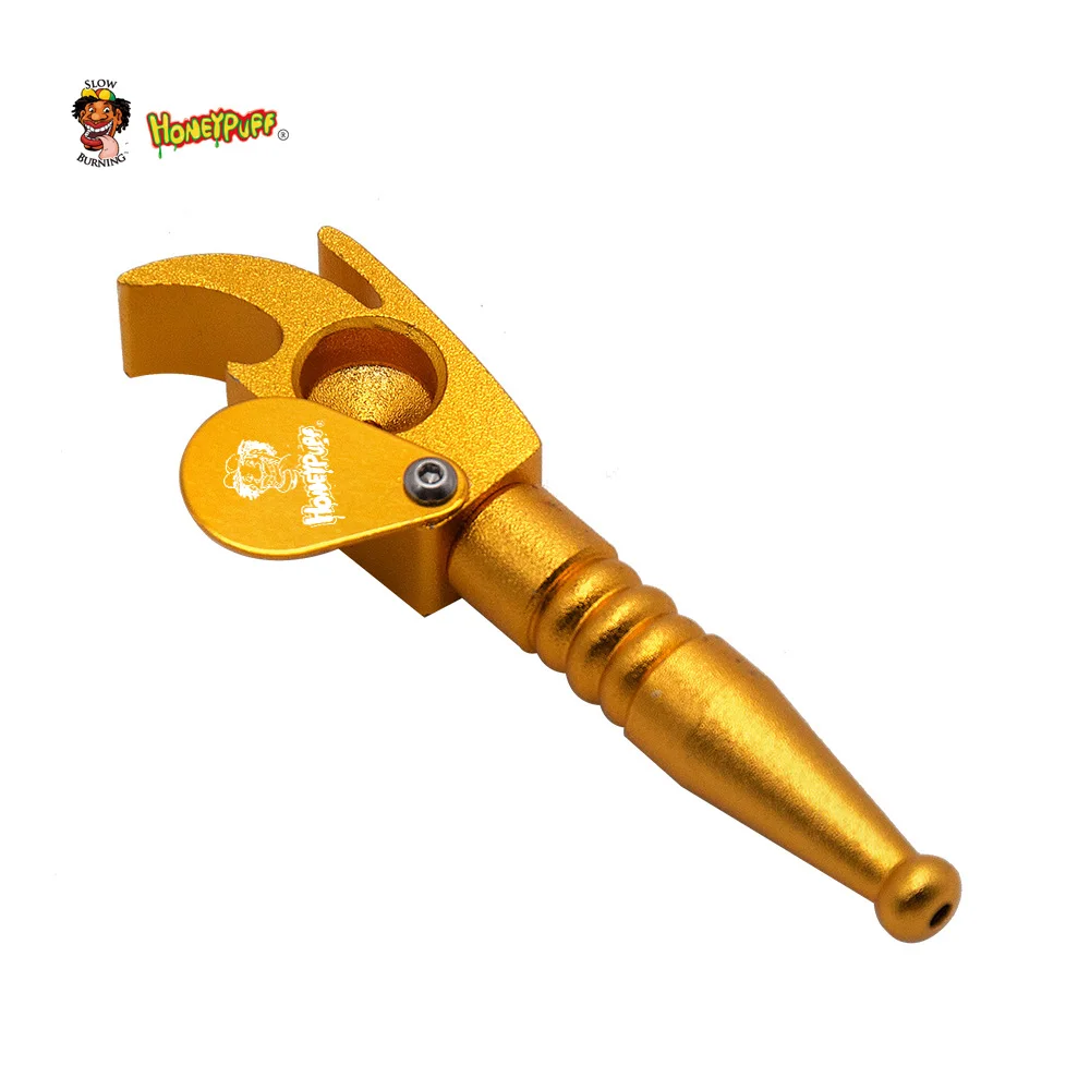 Многофункциональная алюминиевая курительная трубка HONEYPUFF 112 мм штопор в форме