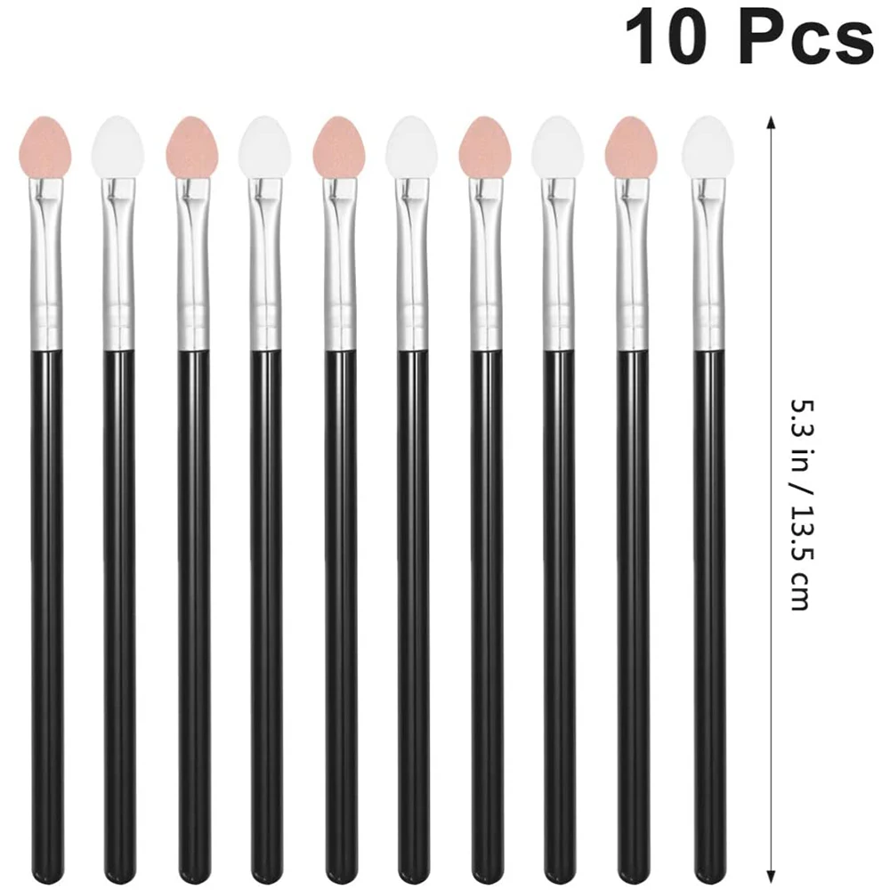 

10Pcs Eyeshadow Sponge Applicators Eye Shadow Eyeliner Brush Set Consealer Stick for Women,Reusable Makeup Beauty Tools Dropship