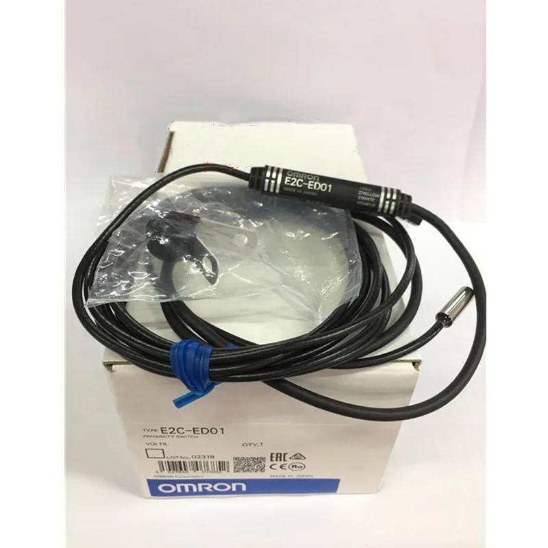 

OMRON E2C-ED01 Inductive Proximity Sensor 0.039" (1mm) IP67 Cylinder