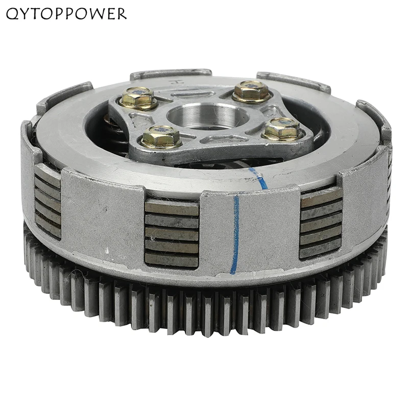 Сцепление ручное в сборе 5 дисков 67 зубьев для горизонтальных двигателей YX YinXiang 140