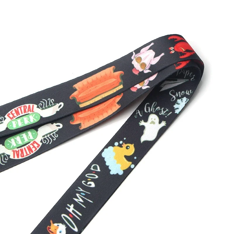 

DMLSKY TV Show Friends Phone Lanyard Cool Lanyards for Keys Phone Rope Keychanis Keyring Neck Straps Phone Accessories M2583