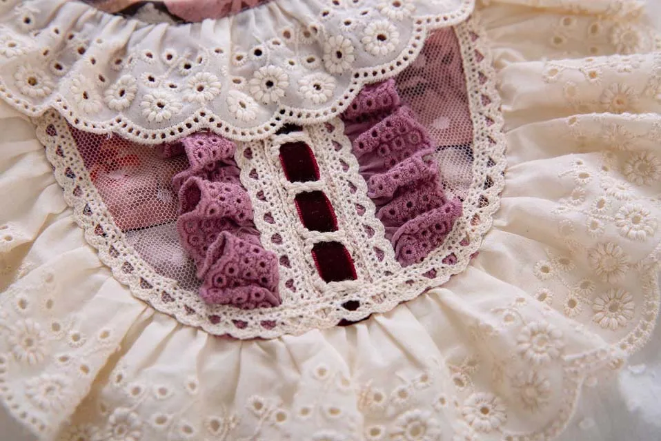 Cutestyles Vintage Style Baby Toddler Clothing Set Floral Printed Lace Kid Suits Boutique Child Outfits EU-DMCS106-B326 | Детская одежда