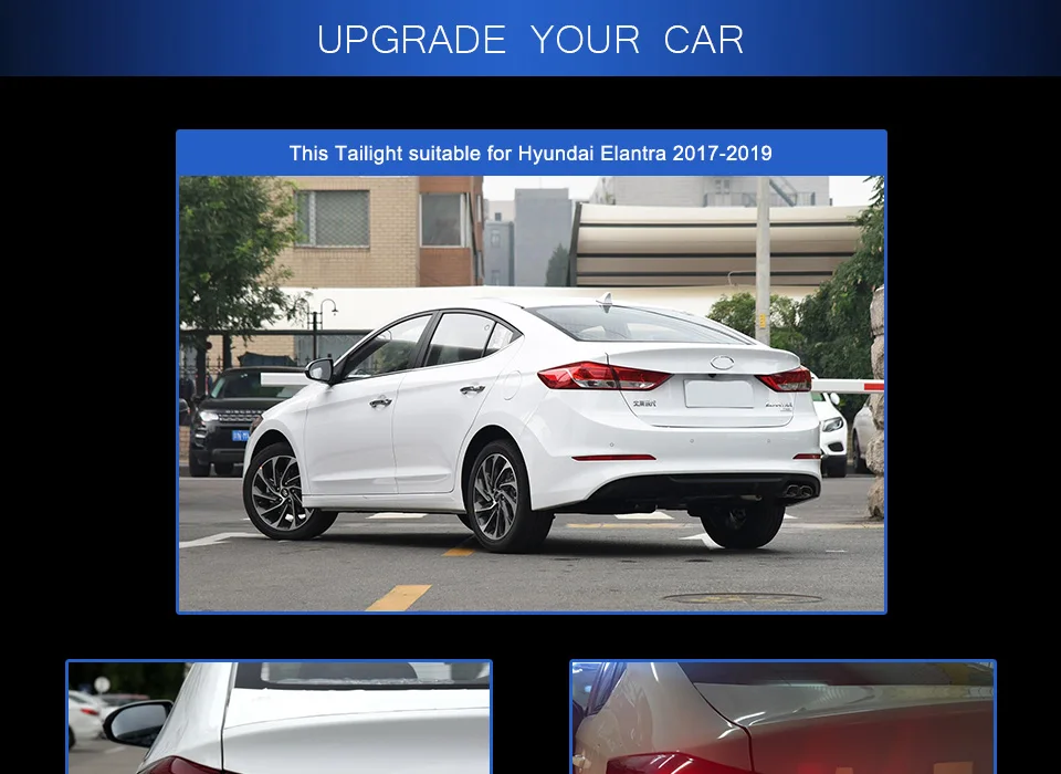 AKD автомобильный Стайлинг задний фонарь для hyundai Elantra светодиодный задний светильник- Elantra DRL динамический сигнал тормоза заднего хода авто аксессуары
