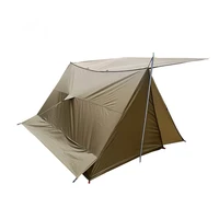 family rodless ultra light one person for two people type a waterproof and easy to carry triangle shelter camping tent