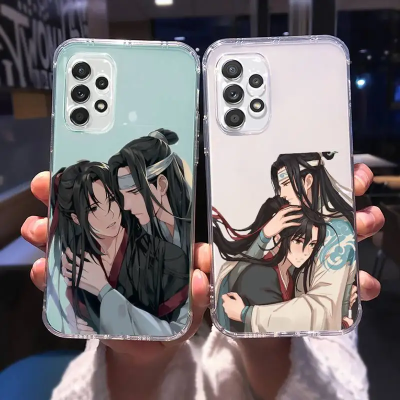 

Mo Dao Zu Shi MDZS anime Phone Case For Samsung A 51 50 52 12 21s 31 40 70 71 note S 20 10 21 ultra plus fe clear coque shell