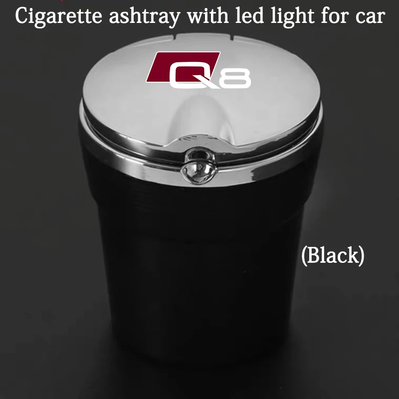 

Пепельница с синей светодиодной подсветкой для Audi Q8 2020 2019 2012 2021