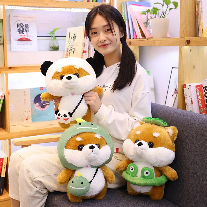 Чистый Красный Симпатичные Сибирский Косплей Shiba Лисья Секретная служба (Inu