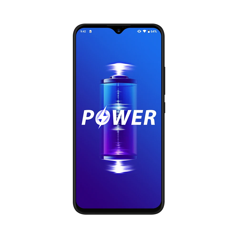 Смартфон UMIDIGI POWER 4G 6 3 дюймов Android 9 0 Helio P35 Восьмиядерный 4 Гб ОЗУ 64 ПЗУ 16 МП