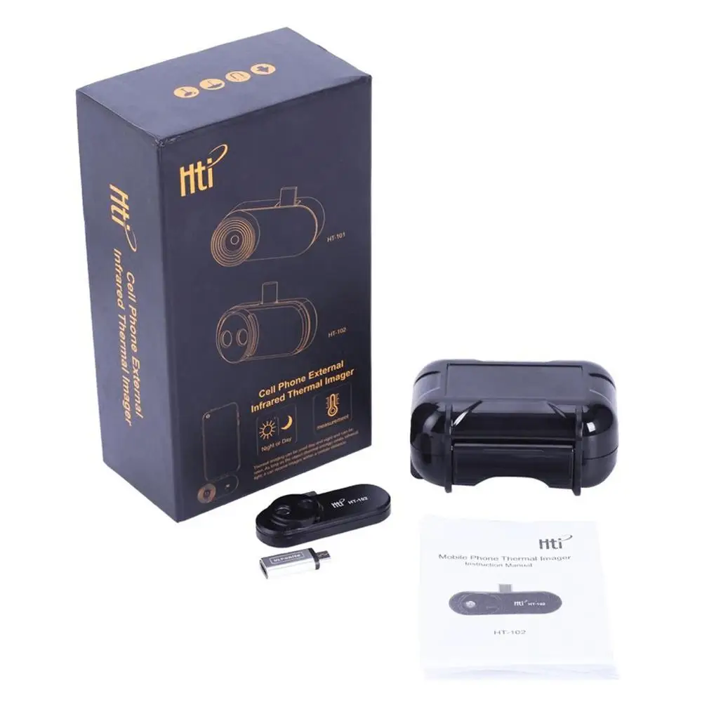 

Professional Ht-102 Mobile Phone Infrared Thermal Imager High Resolution Video And Photo Recording Thermal Imager