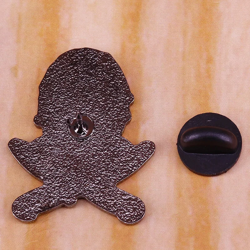 

LB440 Classic Horror Movie Michael Myers Figures Metal Brooch Enamel Pins Badge Backpack Bag Collar Lapel Jewelry