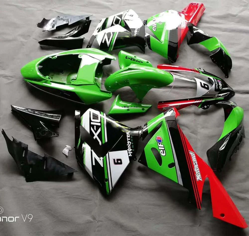 Для Kawasaki Ninja ZX-10R 2004-2005 Bodykit литой под давлением обтекатель комплект корпуса ABS