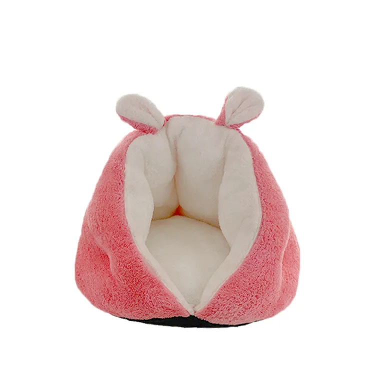 

Pet Cat Dog Bed Warming Dog House Soft Material Sleeping Bag Pet Cushion Rabbit shape Puppy Kennel