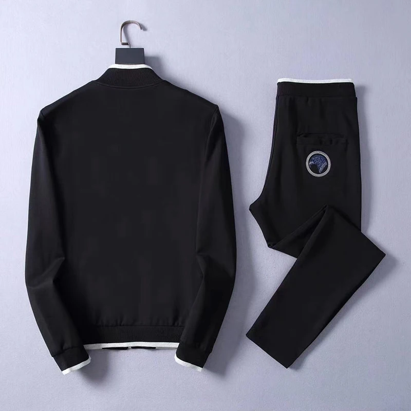 

BILLIONAIRE Sportswear set men 2020 winter thick new Casual Business cotton fashion embroidery Comfortable Cardigan M-3XL