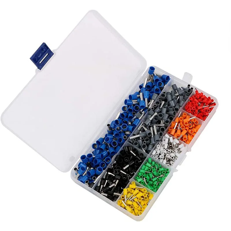 

Crimper Plier Set 0.25-6mm2 Self-adjustable Ratchat Wire Crimping Tool with 800 Wire Terminal Crimp Connector Insulated