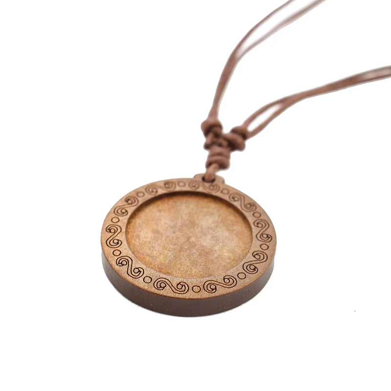 Деревянные Подвески сделай сам 5 шт./лот основа для подвесок 25 мм стеклянный