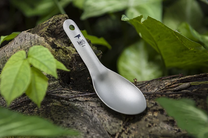 Кит Кемпинг Титановая Ложка Spork посуда для пикника на открытом воздухе столовые приборы