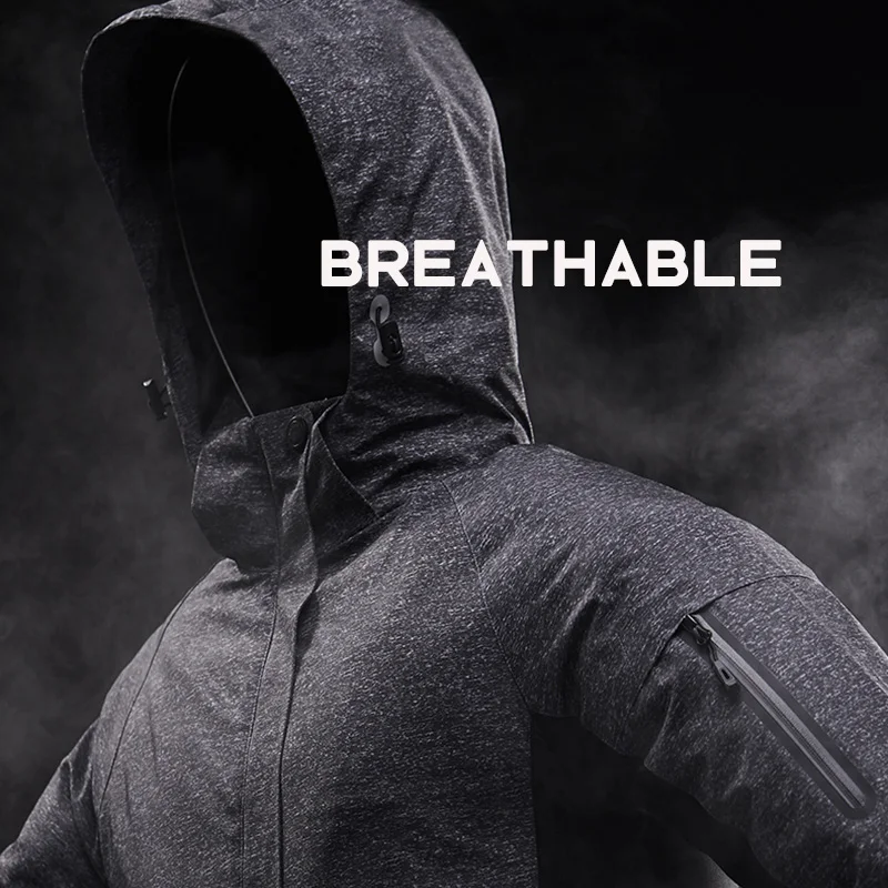 Мужской лыжный костюм зимние теплые водонепроницаемые куртки с защитой от ветра