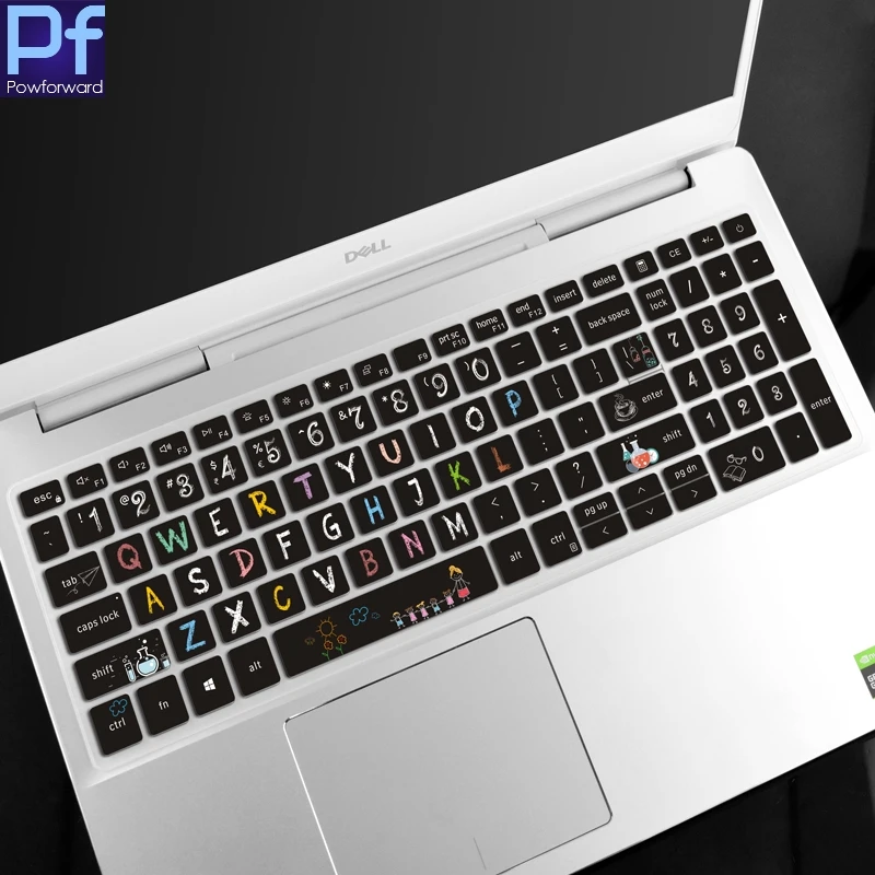 15 6 дюйма силиконовая ноутбук Защитная пленка для ноутбука Dell Inspiron 5584 5586