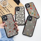 Новогодние рождественские Подарочные Чехлы для Xiaomi Redmi Mi Note 10 10S 9 9S 9T 8 7 6 10T 11 Lite Poco X3 NFC M3 Pro Max F3 Матовые чехлы