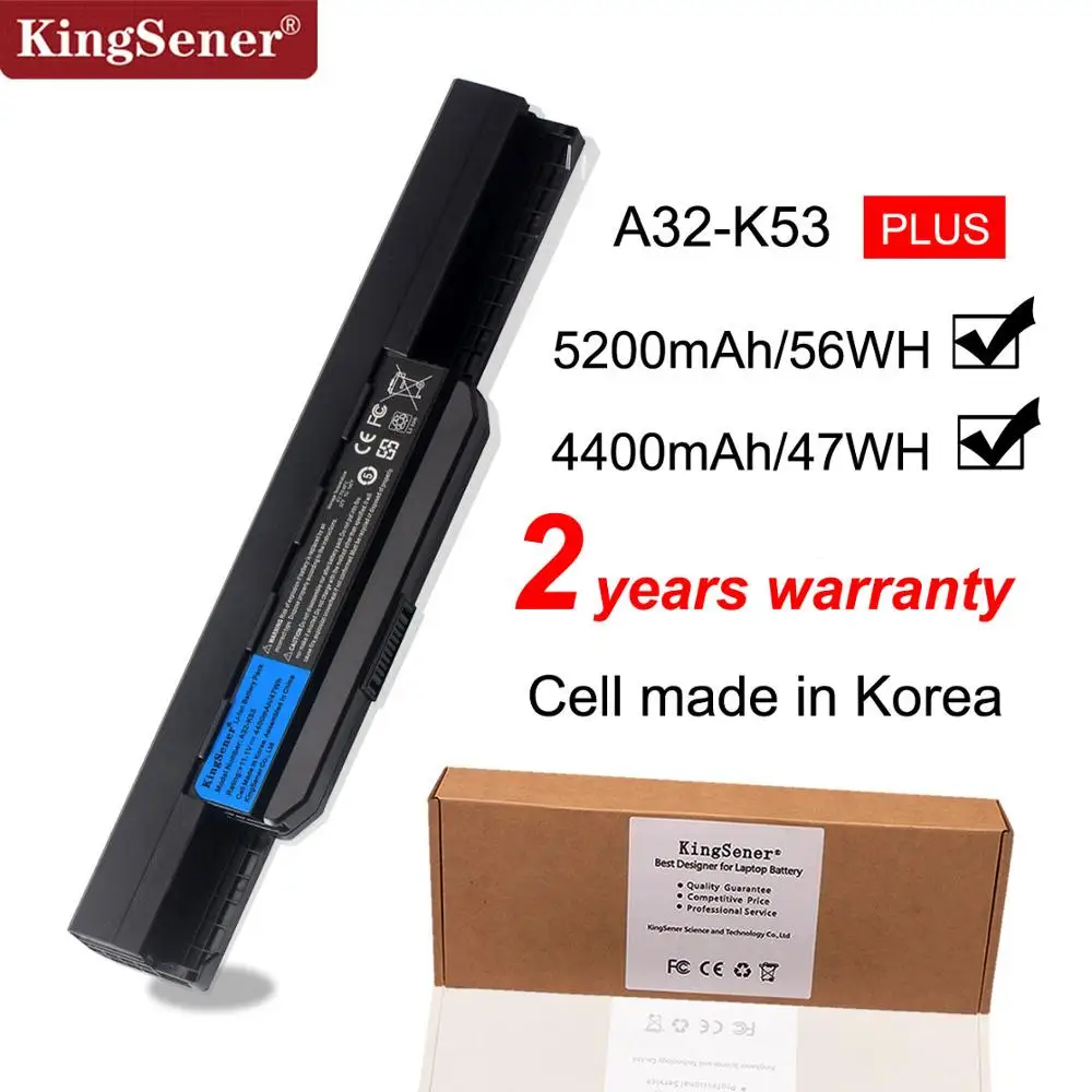 Аккумулятор KingSener для ноутбука ASUS K53 K53E X54C X53S X53 K53S X53E K43jc K43jm K43js K43jy K43s K43sc С. 1 5