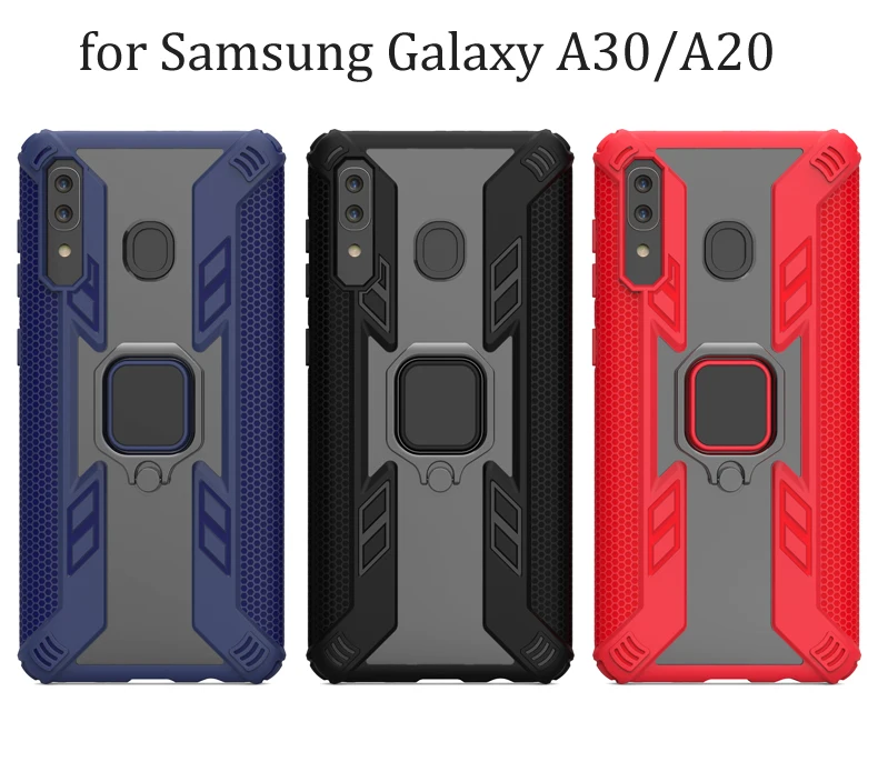 KEYSION противоударный бронированный чехол для samsung Galaxy A50 A30 A20 A10 M20 стенд автомобильному кольцу, чехол для телефона для samsung S10 S10e A9 A7