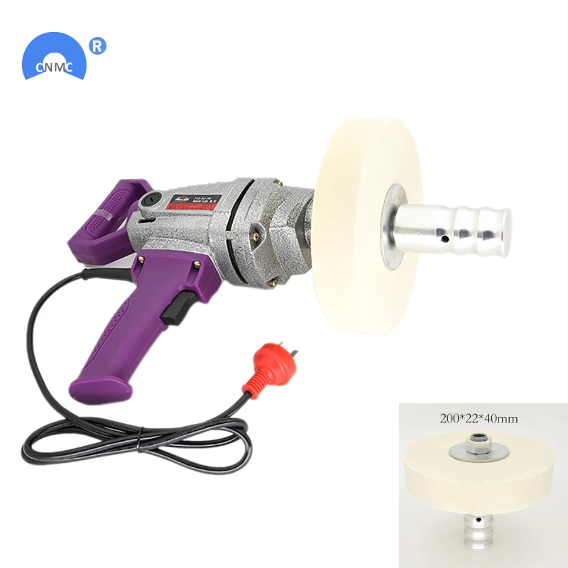 Портативное шерстяное колесо для полировки стекла 220 В|Полировщики| |