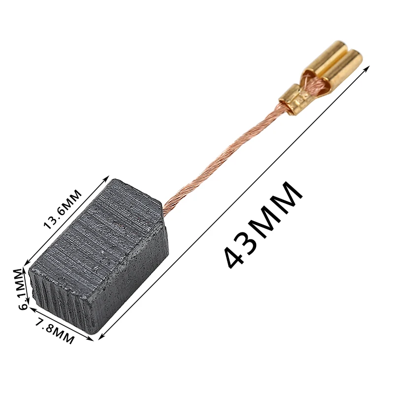 20 шт. графитовые медные Углеродные щетки двигателя Mayitr для угловой шлифовальной