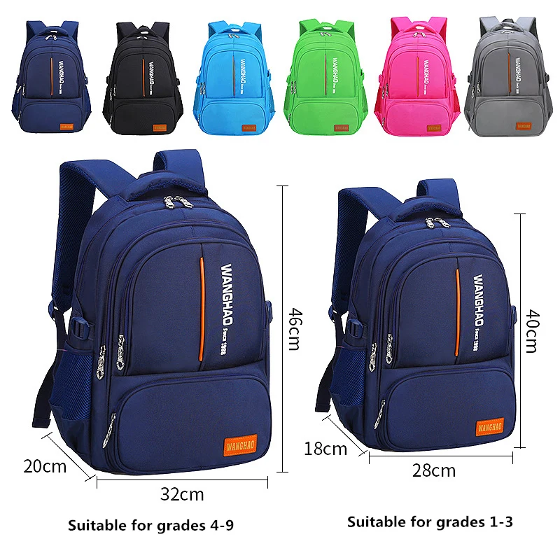 

Children Orthopedic School Backpack Suitable for grades 1-9 School bags For boys Waterproof Backpacks Kids satchel Schoolbgs