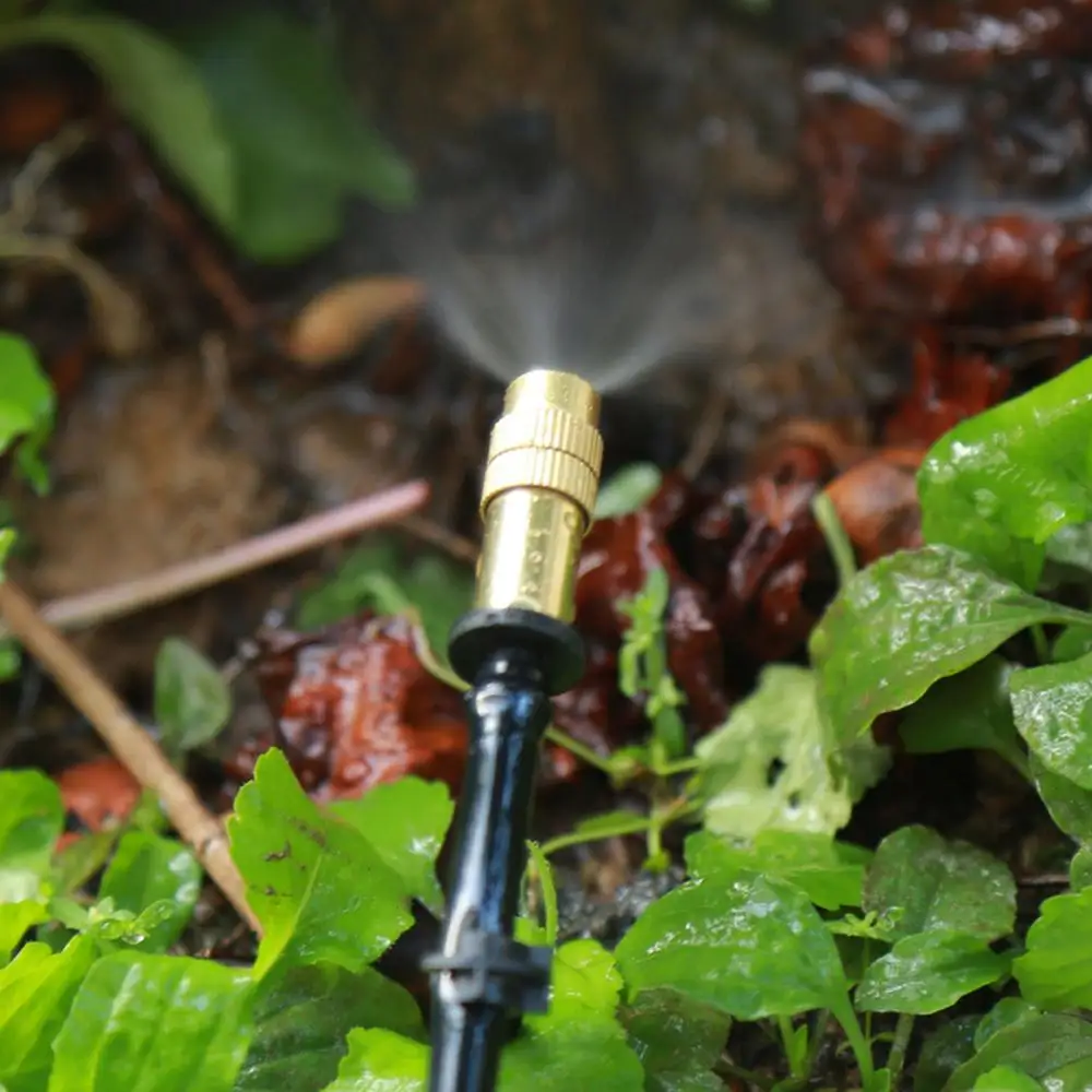 

1/10pcs Garden Watering Sprinkler Head Garden Tool Spray Misting PVC Brass Nozzle Drip Irrigation System Accessories