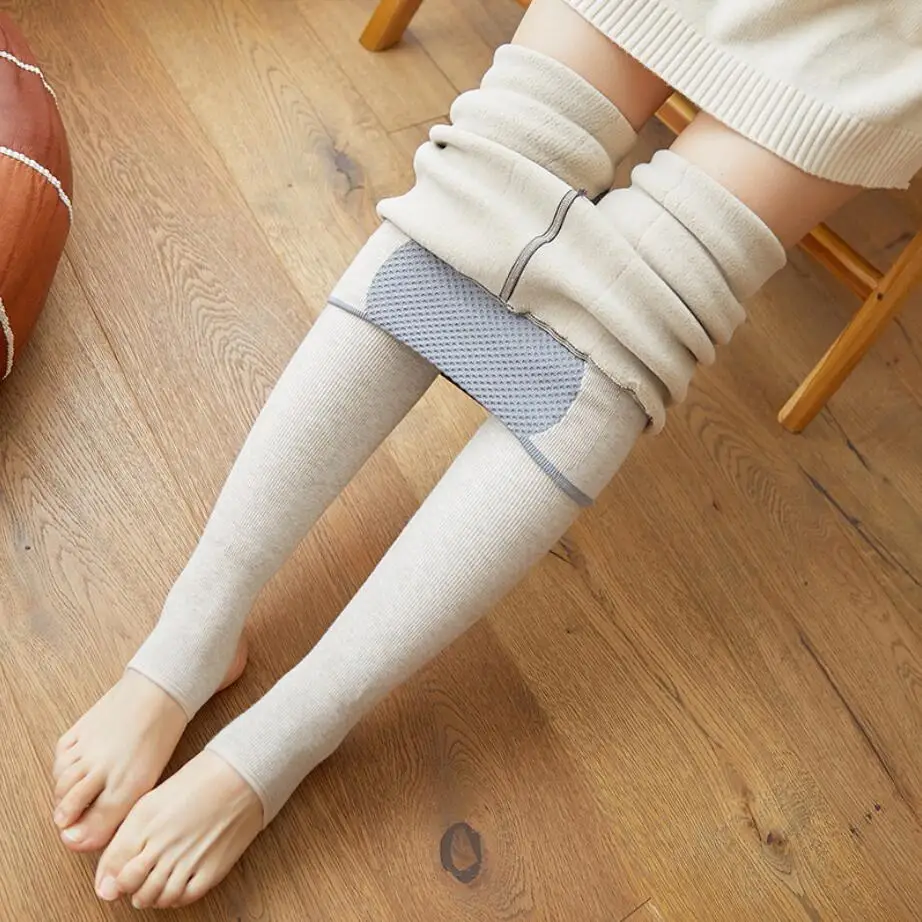 

hot 390g Winter Thick Winter tights Girls Cashmere Slim Legs Pantyhose Keep Warm tights women Female Pantys collant femme 625