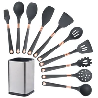 10pcs set utensil kitchen superior quality silicone set sale
