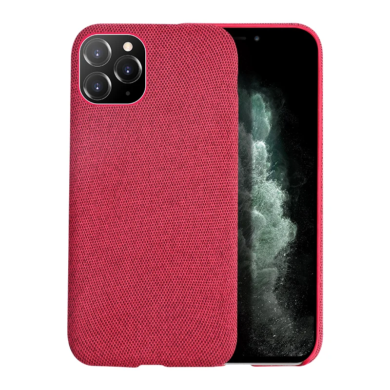 Роскошный мягкий чехол из плюшевой ткани для iPhone 11 Pro MAX, чехол из хлопковой льняной ткани, чехол для телефона s, для iPhone X, 8, 7, 6, 6S Plus, чехол - Цвет: Red