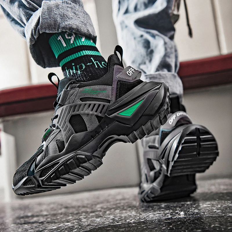 

Men Casual Shoes 2021 Fashion Men's Chunky Sneakers Height Increasing Spring Men Thick Sole Male Footwear Streetwear Dad Shoes