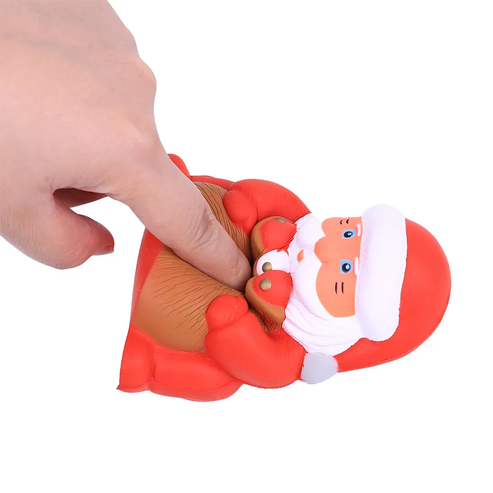 

Cute Stress Reliever Christmas Santa Claus Scented Super Slow Rising Kids Squeeze Toy Fidget Toys Decompression Toys Kids Gifts