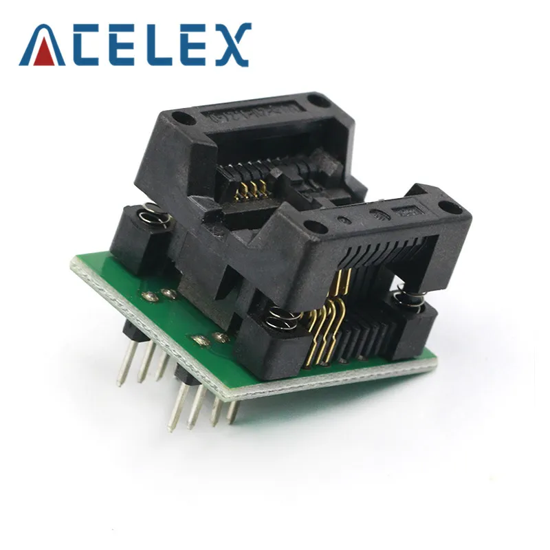 SOIC8 SOP8 К DIP8 адаптер программатора EZ гнездо модуля преобразователя 150 мил 200 |