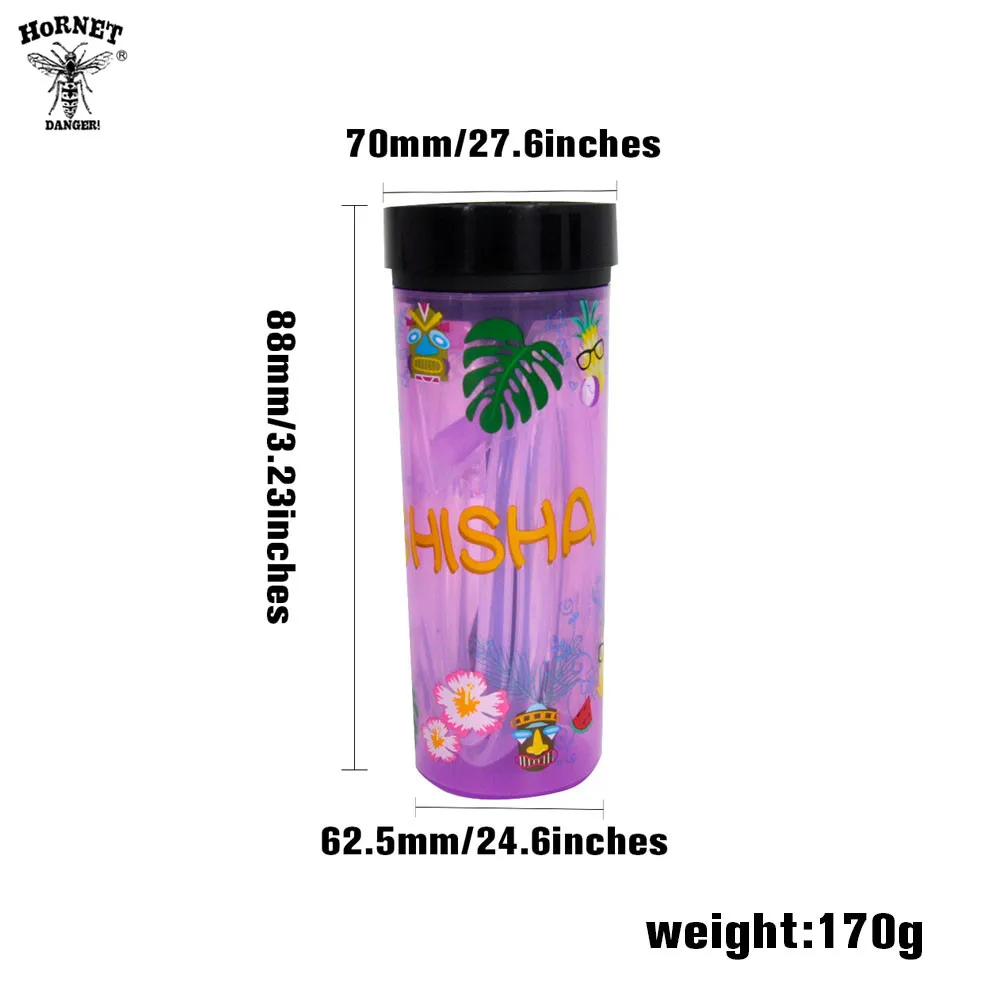 HORNET акриловый портативный кальян легкий Outdoo мини бутылочный пластиковая чашка