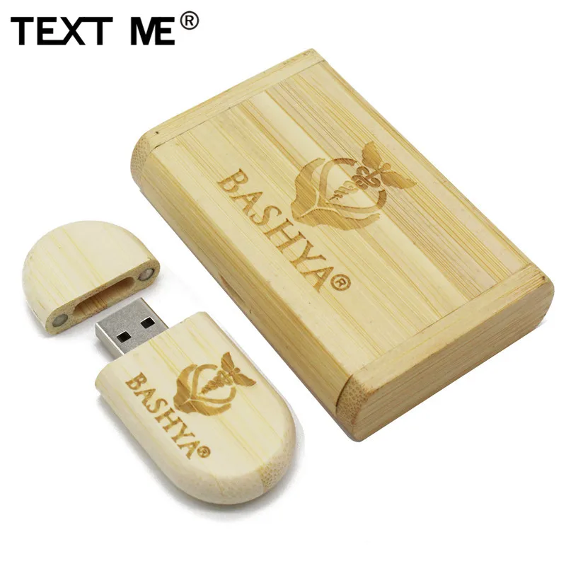 Текстовый я деревянный+ коробка логотип печать usb флэш-накопитель usb 2,0 4 ГБ 8 ГБ 16 ГБ 32 ГБ 64 ГБ фотография подарок