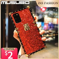 musubo luxury glitter case for samsung galaxy note 20 ultra s20 fe s10 plus s9 s8 note 10 9 funda shining bling back cover coque