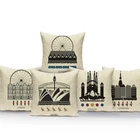 Наволочка домашний декор Чехлы Лондон Париж Сидней диванных чехлов на заказ диван-кровать сиденье с британским флагом, солдат Подушка Чехол