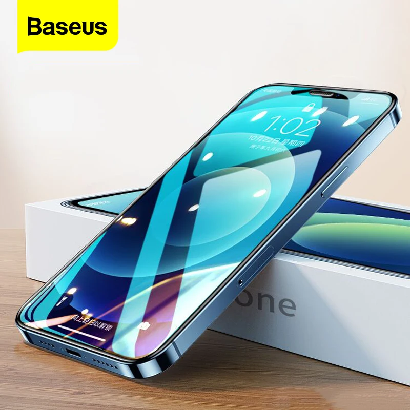 

Baseus 2PCS Screen Protector For iPhone 12 Pro Max 0.23mm Anti-peeping Full Cover Tempered Glass Film For iPhone 12Pro Max Glass