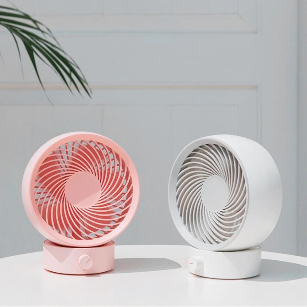 Мини Циркуляционный Вентилятор 180 градусов вращения USB заряженный мини