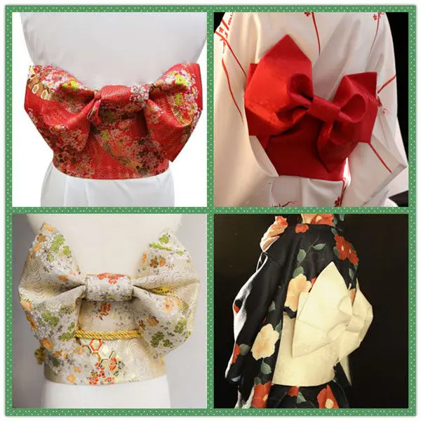 Кимоно женское в японском стиле элегантный пикантный юкатный пояс с Оби