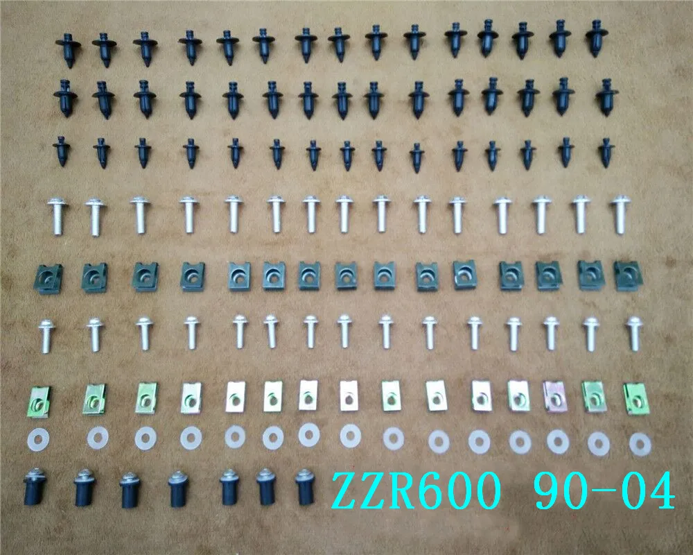 

Fairing Bodywork Kit Bolts Screws For Fit For Kawasaki ZZR600 1990-2004