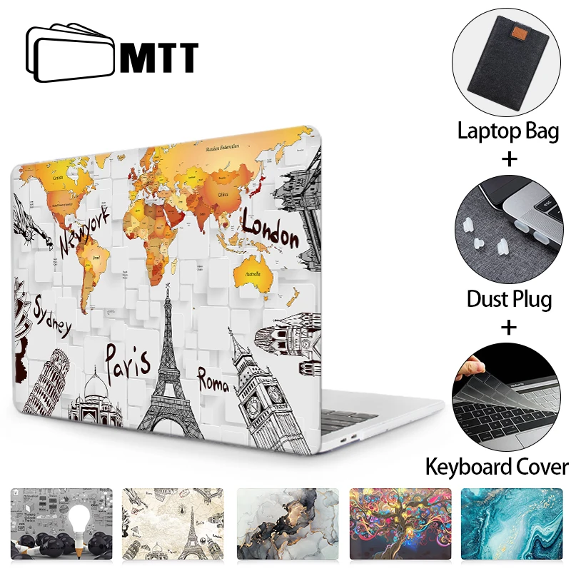 Case do Portátil para Macbook Capa para Apple 13 15 16 Polegada 2021 Macbook Funda Coque A2289 A2251 A2179 A1466 Mtt Pro ar 11 12