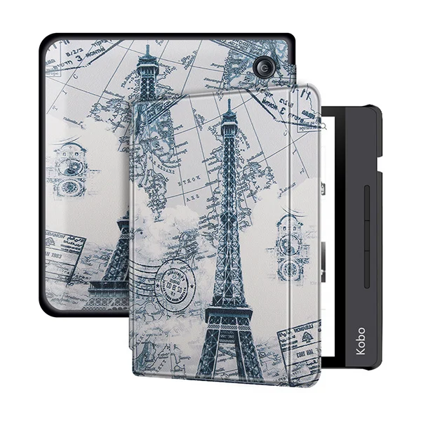 vintage tower Чехол для Tolino Vision 5 eReaders из искусственной кожи чехол для Tolino vision 5 7 дюймов тонкий защитный чехол sleepover - Цвет: vintage tower