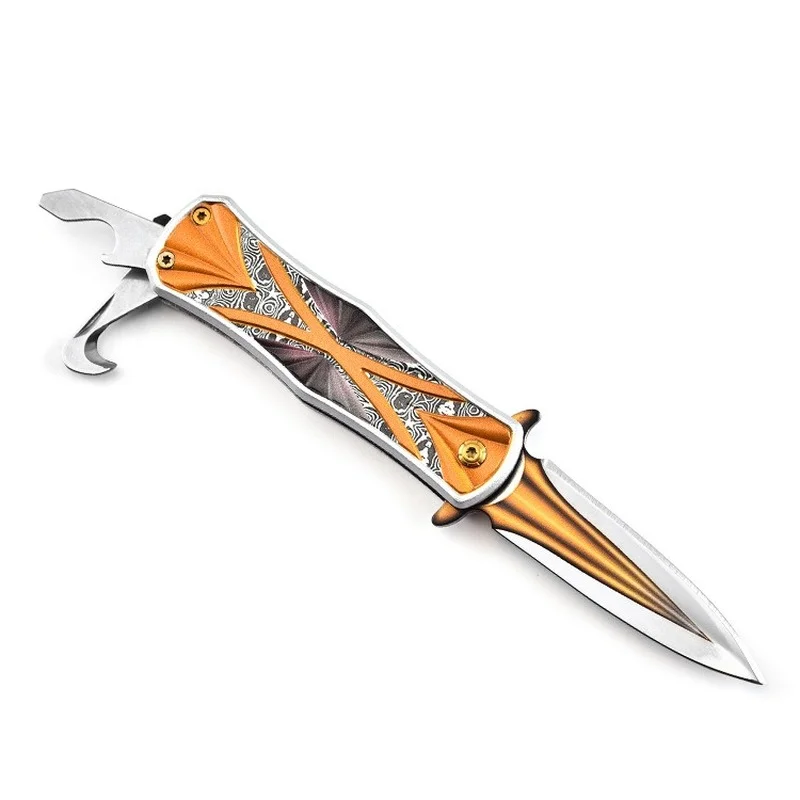 

Stainless Steel Multifunctional Outdoor Self-defense Knife Mini Folding Knife Tactical Knife Life-saving Knife Utility Knife