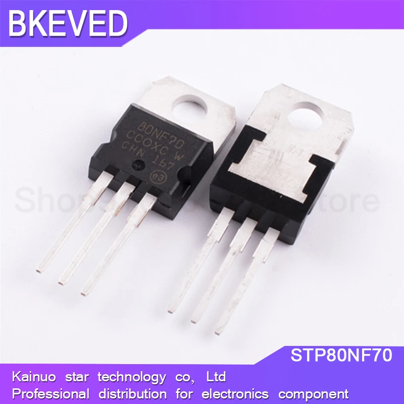 10 шт. STP80NF70 TO220 P80NF70 TO-220 80NF70 Новый и оригинальный IC | Транзисторы